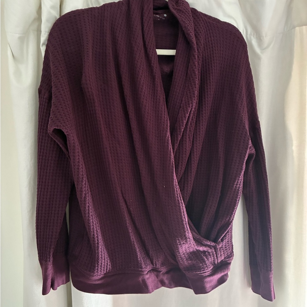 Three Dots Wrap Sweater